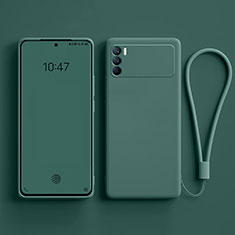Ultra-thin Silicone Gel Soft Case 360 Degrees Cover S01 for Oppo K9 Pro 5G Midnight Green