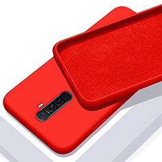 Ultra-thin Silicone Gel Soft Case 360 Degrees Cover S01 for Oppo Reno Ace Red