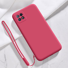 Ultra-thin Silicone Gel Soft Case 360 Degrees Cover S01 for Oppo Reno4 SE 5G Red Wine