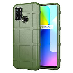 Ultra-thin Silicone Gel Soft Case 360 Degrees Cover S01 for Realme 7i Army green