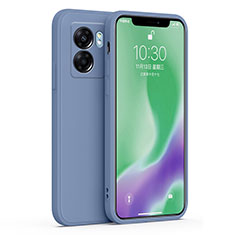Ultra-thin Silicone Gel Soft Case 360 Degrees Cover S01 for Realme Narzo 50 5G Lavender Gray