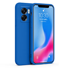Ultra-thin Silicone Gel Soft Case 360 Degrees Cover S01 for Realme V23 5G Blue