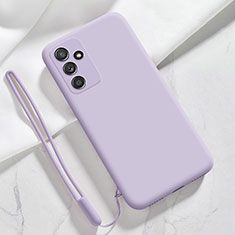 Ultra-thin Silicone Gel Soft Case 360 Degrees Cover S01 for Samsung Galaxy A14 5G Clove Purple