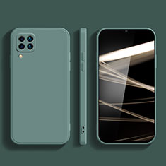 Ultra-thin Silicone Gel Soft Case 360 Degrees Cover S01 for Samsung Galaxy A22 4G Midnight Green