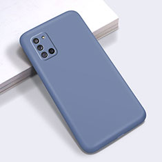 Ultra-thin Silicone Gel Soft Case 360 Degrees Cover S01 for Samsung Galaxy A31 Gray