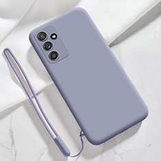 Ultra-thin Silicone Gel Soft Case 360 Degrees Cover S01 for Samsung Galaxy F23 5G Lavender Gray