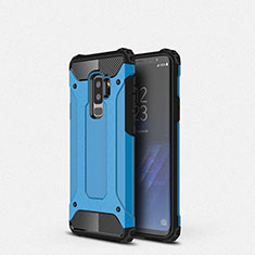 Ultra-thin Silicone Gel Soft Case 360 Degrees Cover S01 for Samsung Galaxy S9 Plus Sky Blue