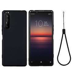 Ultra-thin Silicone Gel Soft Case 360 Degrees Cover S01 for Sony Xperia 1 II Black