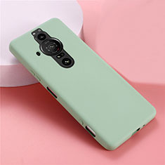 Ultra-thin Silicone Gel Soft Case 360 Degrees Cover S01 for Sony Xperia PRO-I Green