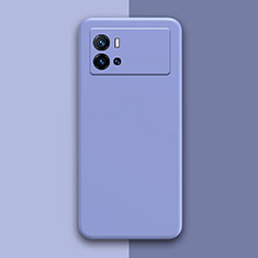 Ultra-thin Silicone Gel Soft Case 360 Degrees Cover S01 for Vivo iQOO 9 5G Lavender Gray