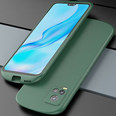 Ultra-thin Silicone Gel Soft Case 360 Degrees Cover S01 for Vivo V20 Pro 5G Midnight Green