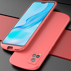 Ultra-thin Silicone Gel Soft Case 360 Degrees Cover S01 for Vivo V20 Pro 5G Red
