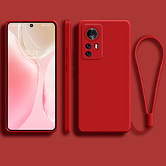 Ultra-thin Silicone Gel Soft Case 360 Degrees Cover S01 for Xiaomi Mi 12 Pro 5G Red