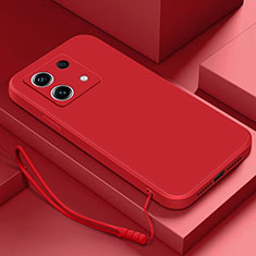 Ultra-thin Silicone Gel Soft Case 360 Degrees Cover S01 for Xiaomi Redmi Note 13 5G Red