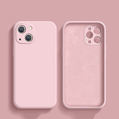 Ultra-thin Silicone Gel Soft Case 360 Degrees Cover S02 for Apple iPhone 13 Mini Pink