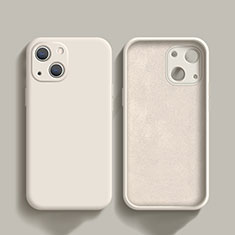 Ultra-thin Silicone Gel Soft Case 360 Degrees Cover S02 for Apple iPhone 13 Mini White
