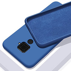 Ultra-thin Silicone Gel Soft Case 360 Degrees Cover S02 for Huawei Mate 30 Lite Blue