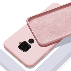 Ultra-thin Silicone Gel Soft Case 360 Degrees Cover S02 for Huawei Mate 30 Lite Pink