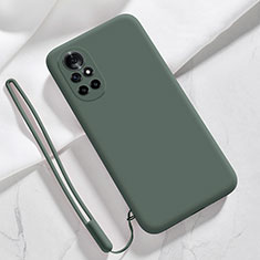 Ultra-thin Silicone Gel Soft Case 360 Degrees Cover S02 for Huawei Nova 8 5G Midnight Green