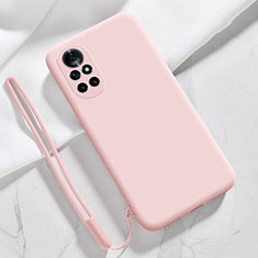 Ultra-thin Silicone Gel Soft Case 360 Degrees Cover S02 for Huawei Nova 8 5G Pink