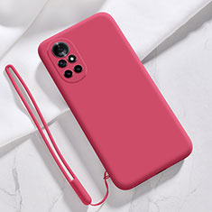 Ultra-thin Silicone Gel Soft Case 360 Degrees Cover S02 for Huawei Nova 8 5G Red Wine