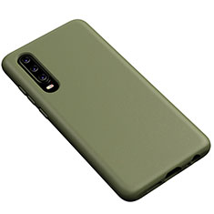 Ultra-thin Silicone Gel Soft Case 360 Degrees Cover S02 for Huawei P30 Green