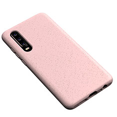 Ultra-thin Silicone Gel Soft Case 360 Degrees Cover S02 for Huawei P30 Rose Gold