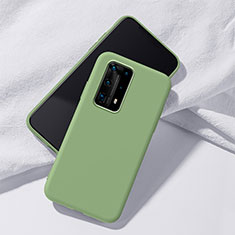 Ultra-thin Silicone Gel Soft Case 360 Degrees Cover S02 for Huawei P40 Pro+ Plus Green