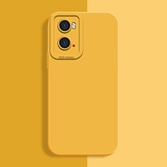 Ultra-thin Silicone Gel Soft Case 360 Degrees Cover S02 for Oppo A76 Yellow