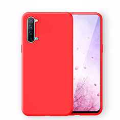 Ultra-thin Silicone Gel Soft Case 360 Degrees Cover S02 for Oppo F15 Red