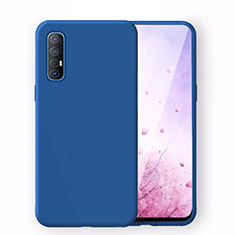 Ultra-thin Silicone Gel Soft Case 360 Degrees Cover S02 for Oppo Find X2 Neo Blue