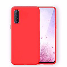 Ultra-thin Silicone Gel Soft Case 360 Degrees Cover S02 for Oppo Find X2 Neo Red