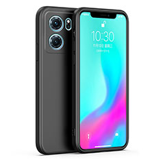 Ultra-thin Silicone Gel Soft Case 360 Degrees Cover S02 for Oppo K10 5G Black