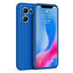 Ultra-thin Silicone Gel Soft Case 360 Degrees Cover S02 for Oppo K10 5G Blue