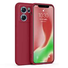 Ultra-thin Silicone Gel Soft Case 360 Degrees Cover S02 for Oppo K10 5G Red