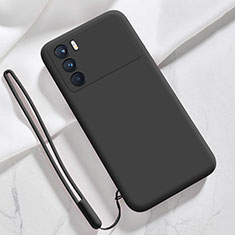Ultra-thin Silicone Gel Soft Case 360 Degrees Cover S02 for Oppo K9 Pro 5G Black