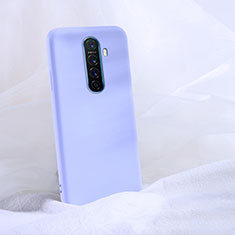 Ultra-thin Silicone Gel Soft Case 360 Degrees Cover S02 for Oppo Reno Ace Purple