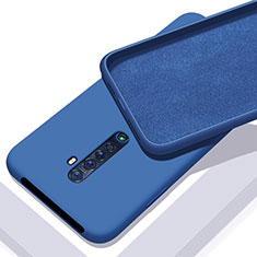 Ultra-thin Silicone Gel Soft Case 360 Degrees Cover S02 for Oppo Reno2 Blue