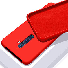 Ultra-thin Silicone Gel Soft Case 360 Degrees Cover S02 for Oppo Reno2 Red
