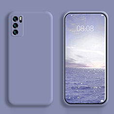 Ultra-thin Silicone Gel Soft Case 360 Degrees Cover S02 for Oppo Reno6 5G Lavender Gray