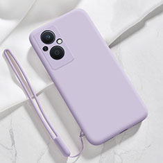 Ultra-thin Silicone Gel Soft Case 360 Degrees Cover S02 for Oppo Reno7 Lite 5G Clove Purple