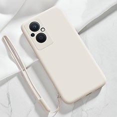 Ultra-thin Silicone Gel Soft Case 360 Degrees Cover S02 for Oppo Reno7 Z 5G White