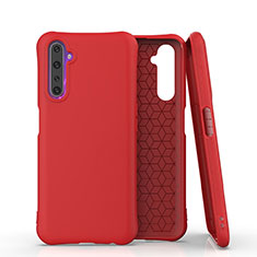Ultra-thin Silicone Gel Soft Case 360 Degrees Cover S02 for Realme 6 Pro Red