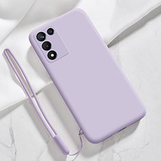 Ultra-thin Silicone Gel Soft Case 360 Degrees Cover S02 for Realme Q3s 5G Clove Purple