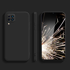 Ultra-thin Silicone Gel Soft Case 360 Degrees Cover S02 for Samsung Galaxy A12 Black