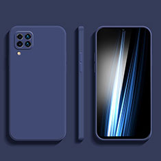 Ultra-thin Silicone Gel Soft Case 360 Degrees Cover S02 for Samsung Galaxy A12 Nacho Blue