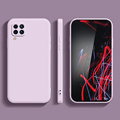 Ultra-thin Silicone Gel Soft Case 360 Degrees Cover S02 for Samsung Galaxy A12 Nacho Clove Purple