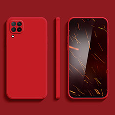 Ultra-thin Silicone Gel Soft Case 360 Degrees Cover S02 for Samsung Galaxy A12 Nacho Red