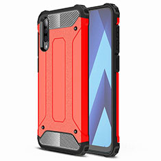 Ultra-thin Silicone Gel Soft Case 360 Degrees Cover S02 for Samsung Galaxy A70 Red