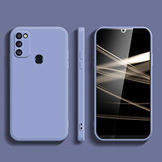 Ultra-thin Silicone Gel Soft Case 360 Degrees Cover S02 for Samsung Galaxy M30s Lavender Gray